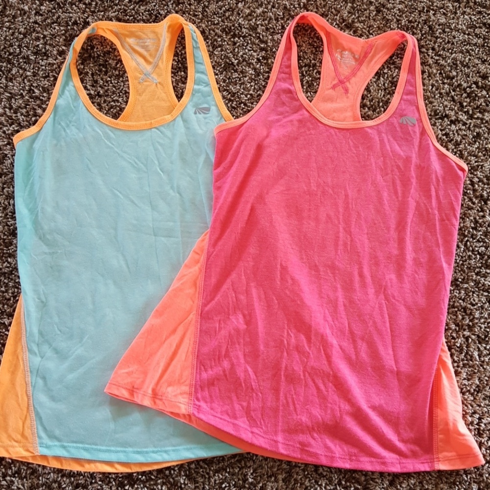 Two Marika Tek racerback tanks